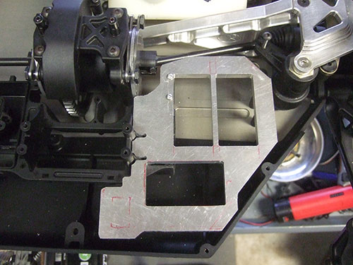 Losi 5ive T - Custom Upgrade Parts - Aluminum Duel Steering Setup w/ Hitec Servo