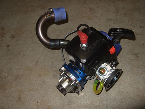 Losi 5ive T - Custom Upgrade Parts OBR O'Neill Brothers Racing Full Mod 30.5 Engine - Bartolone Racing Billet Clutch Carrier Vertigo 21T Gear and  Adjusting Inserts Vertigo Hex Drive Vented Clutch Bell 