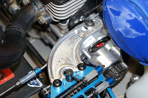 Losi 5ive T - More Upgrades  - Bartolone Racing Losi Mesh Plate - Bartolone Racing Billet Clutch Housing