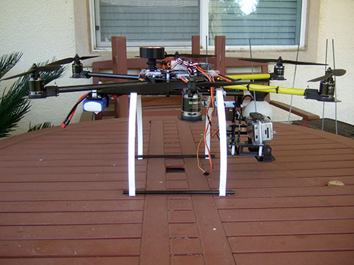 ATG 600-CRP Real Carbon Folding Frame Hex rotor Hexa Multi-copter - The Build