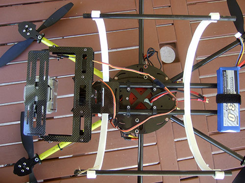 ATG 600-CRP Real Carbon Folding Frame Hex rotor Hexa Multi-copter - The Build