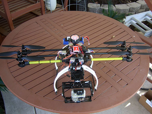 ATG 600-CRP Real Carbon Folding Frame Hex rotor Hexa Multi-copter - The Build