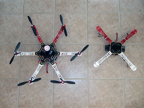 DJI F550 Flame Wheel Multirotor - The Build