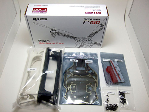 DJI F450 Flame Wheel Multirotor - The Build