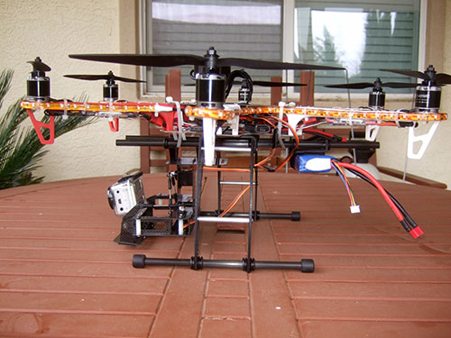 DJI F550 Flame Wheel Multirotor - T-Motor Intall & LED lights