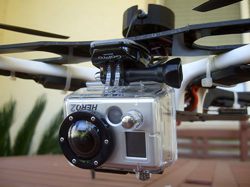 DJI F450 Flame Wheel Multirotor- Custom Camera Mount