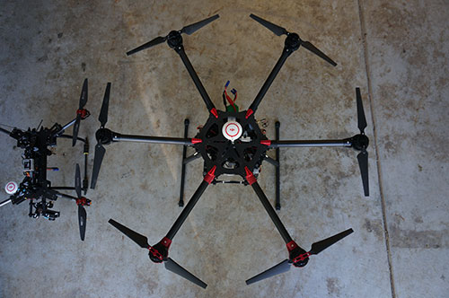 DJI Spreading Wings S900 Hexacopter A2 Sony NEX 7 Brushless Gimbal