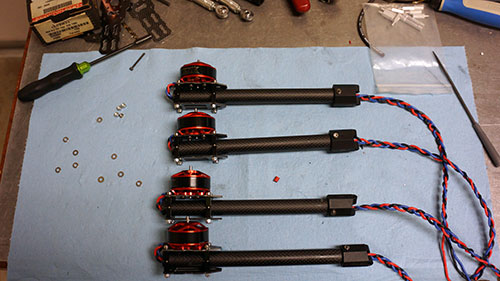 HJ-H4 Reptile Quadcopter - The Build Part 1 - Naza M v2