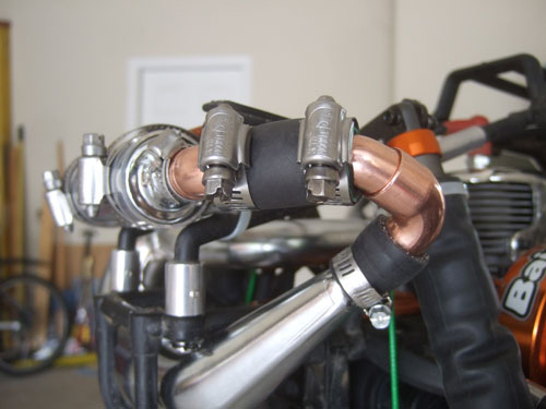 HPI Baja 5B SS - Upgrades - DDM Silencer with custom piping