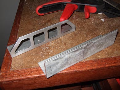 Custom milled battery tray