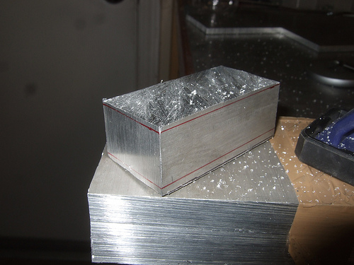 Savage 5T - Once I cut it off I would need to clean up the ends so I have a flat surface to work with.