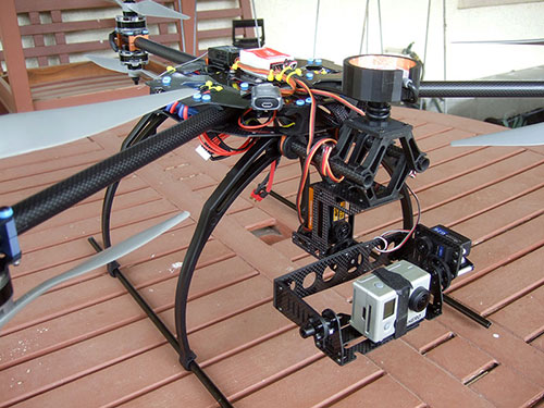 Tarot FY680 3K Pure Carbon Fiber Full Folding Hexacopter 680mm Converted to a Y6