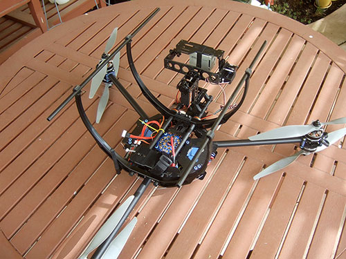 Tarot FY680 3K Pure Carbon Fiber Full Folding Hexacopter 680mm Converted to a Y6