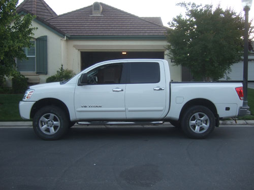 Nissan Titan 2" Leveling Kit:  After install