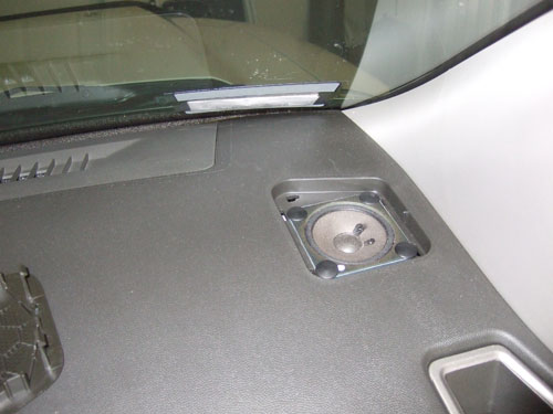 Nissan Titan Stereo Upgrade - stock so called tweeters