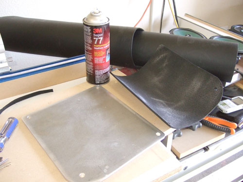 Volant cool air intake -  spray mount neoprene on to the cover