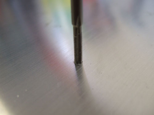 Volant cool air intake -  tapping hole for logo