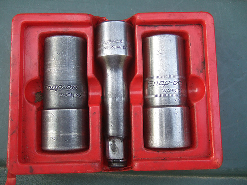 Snap On Set, Socket, Double Ended Lug Nut, 3 pcs.