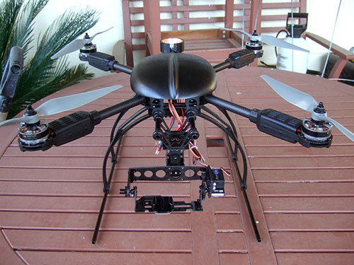 Xaircraft x650 v4 -  Tiger Motors MT-3506 650KV