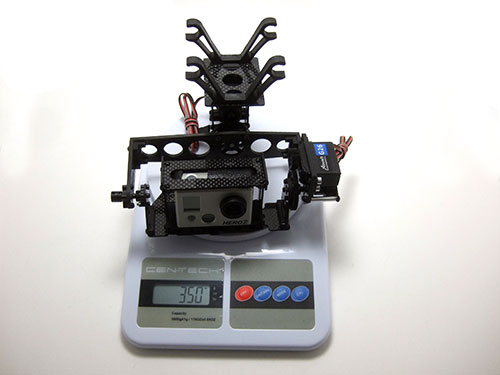 Xaircarft x650 v4 with XAircraft CMGOPRO-TP - Camera Gimbal