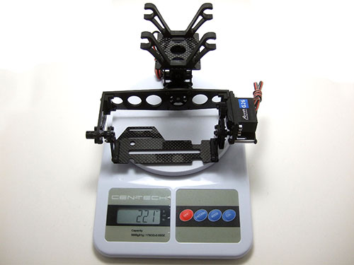 Xaircarft x650 v4 with XAircraft CMGOPRO-TP - Camera Gimbal