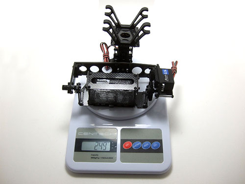 Xaircarft x650 v4 with XAircraft CMGOPRO-TP - Camera Gimbal